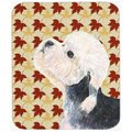 Skilledpower Dandie Dinmont Terrier Fall Leaves Portrait Mouse Pad; Hot Pad Or Trivet SK235742